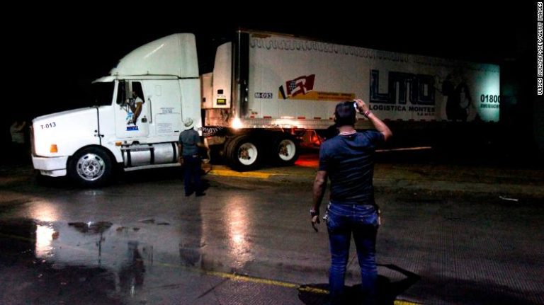 Crime-ridden Mexican state is storing unclaimed bodies in a refrigerated truck