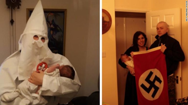 Couple who named their baby after Adolf Hitler found guilty of being members of banned neo-Nazi group