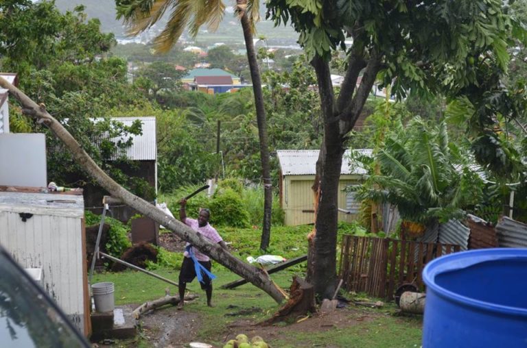 Harris: SKN Facing Hurricane Recovery Burden Alone