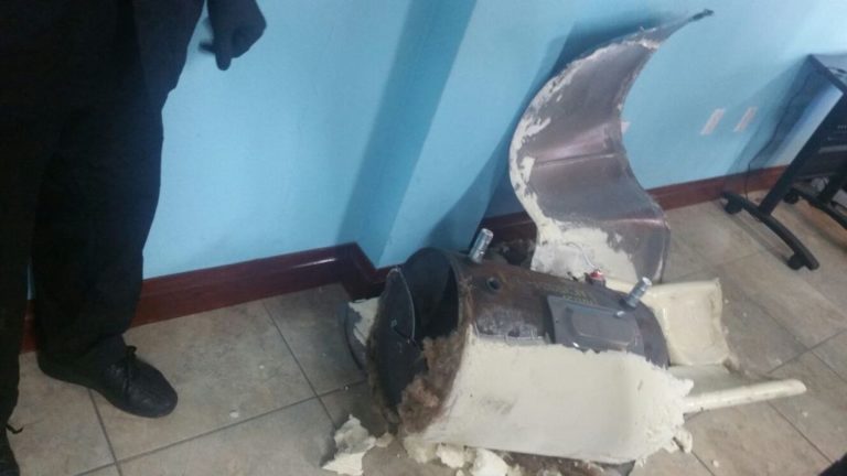 OFFICERS FIND ILLEGAL DRUGS CONCEALED IN WATER HEATER