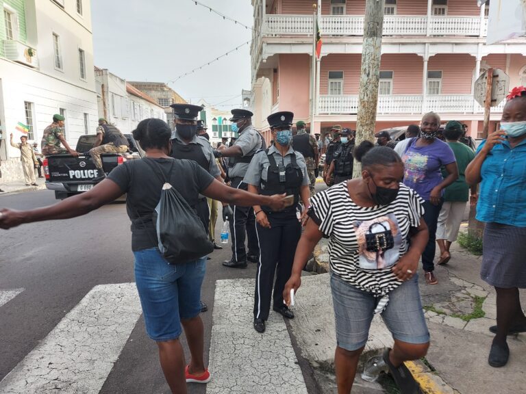 Former National Security Minister Dwyer Astaphan Says Police Escalated Protest Situation