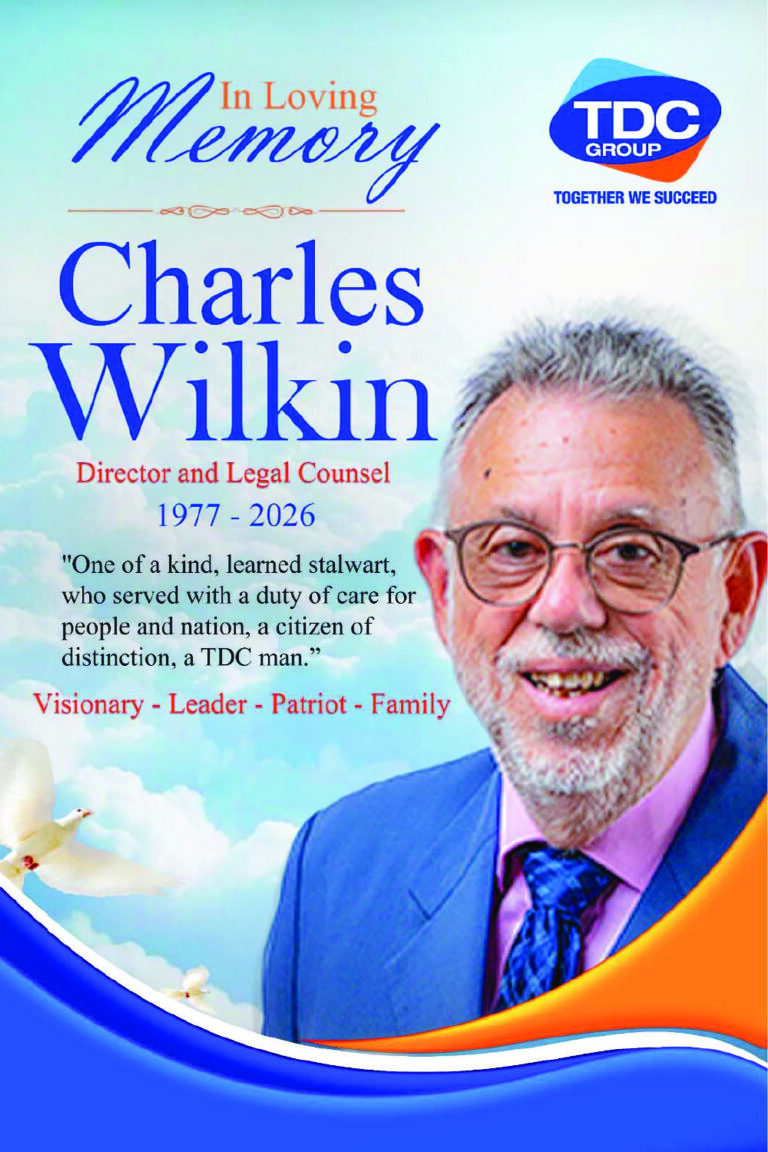 TDC Mourns the Passing of Mr. Charles L. A. Wilkin, KC, Former Director and Legal Counsel