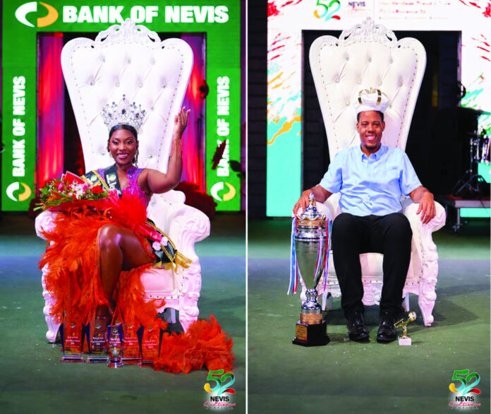 Culturama 52 Winners — Miss Culture Queen Mia Alexander and Kaiso Monarch Kairo