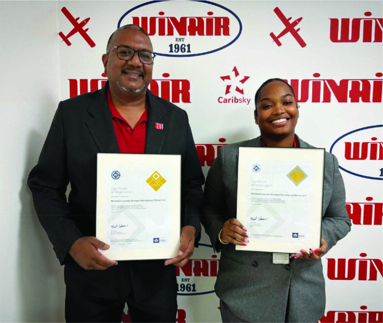 Winair Achieves IOSA and ISSA Registration, Setting a New Safety Benchmark for Caribbean Aviation