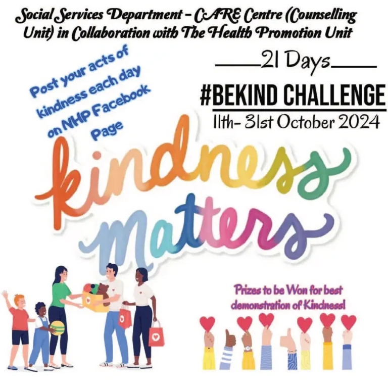 All of Nevis encouraged to participate in the 21-day Be Kind Challenge