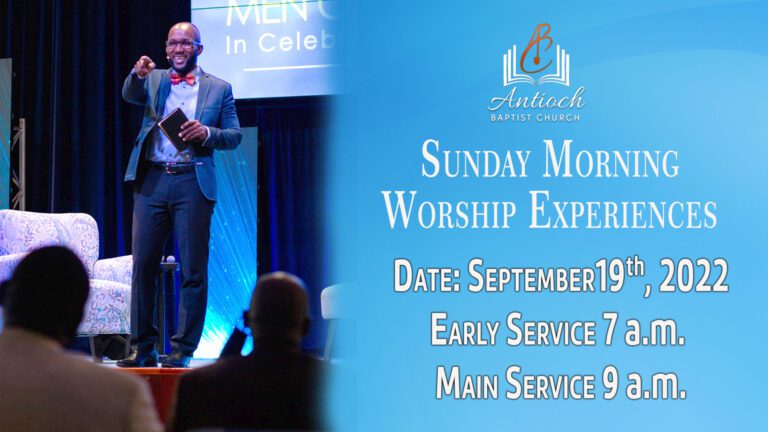 Antioch Baptist Church Community Notice