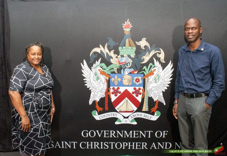 Cabinet Secretary Dr. Marcus Natta and Permanent Secretary Azilla Clarke