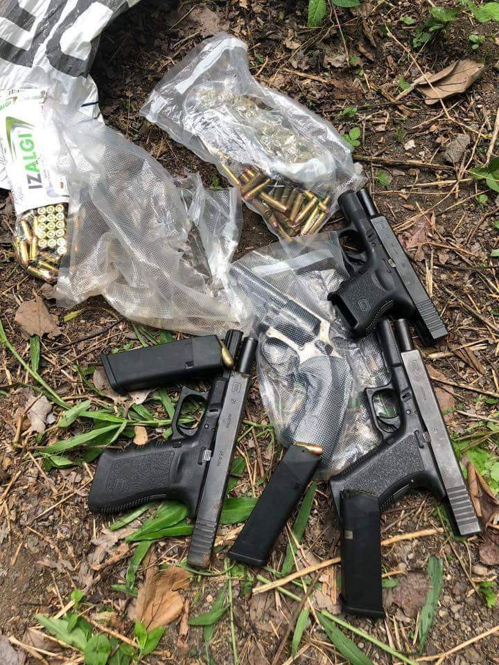 Police Find Guns, Ammunition After Foot Chase Of 4 Men