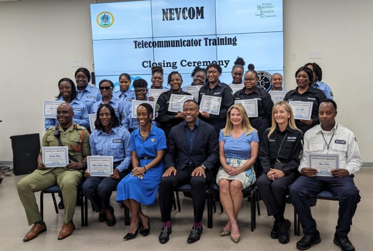 First cohort of 9-1-1 Emergency Dispatchers on Nevis receive international public safety certification 