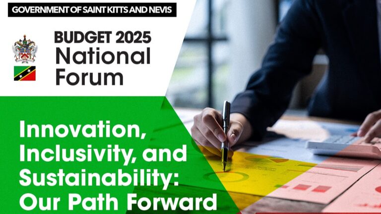 Government of Saint Kitts and Nevis Announces the Budget 2025 National Forum