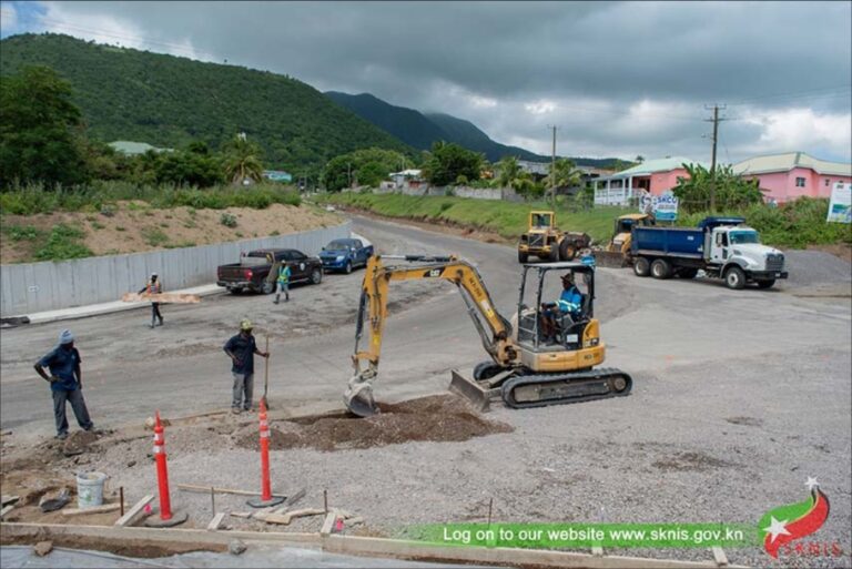 Rehabilitation Work on St. Peter’s Main Road and F.T. Williams Highway East Progressing Apace