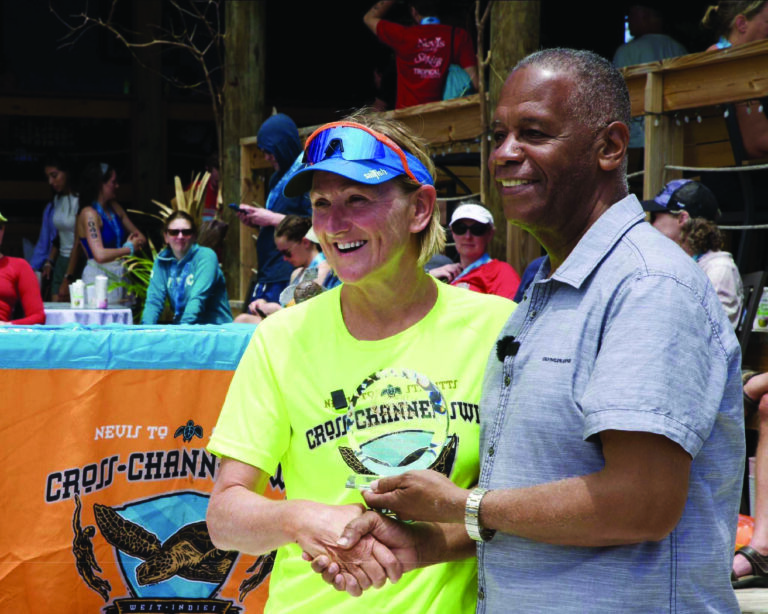 Jane Hansom Bestowed the Inaugural Spirit of Nevis Award