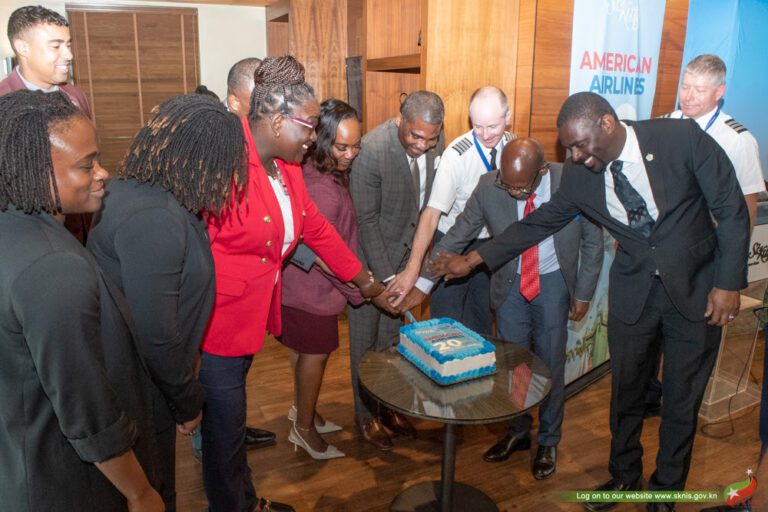 Prime Minister Dr. Drew Lauds American Airlines for Its Unbroken 20-year Relationship With St. Kitts and Nevis