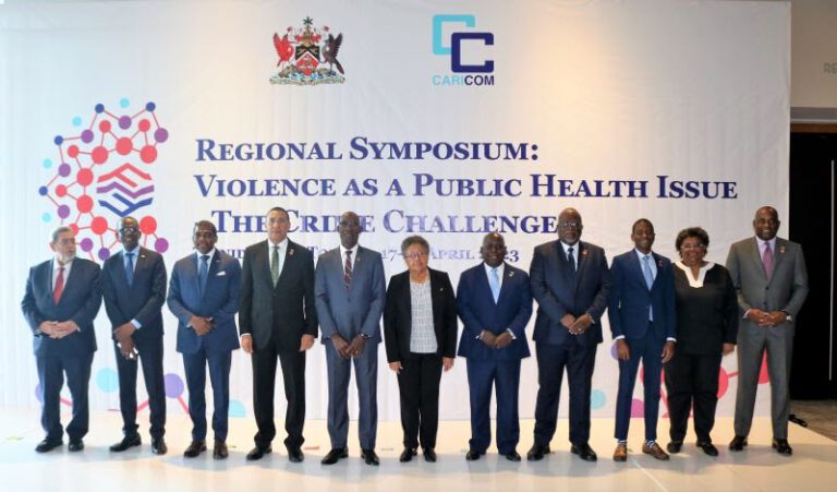 Prime Minister Dr. Drew Confident That Outcomes of the Regional Symposium on Crime and Violence in the Caribbean Will Bear Fruit