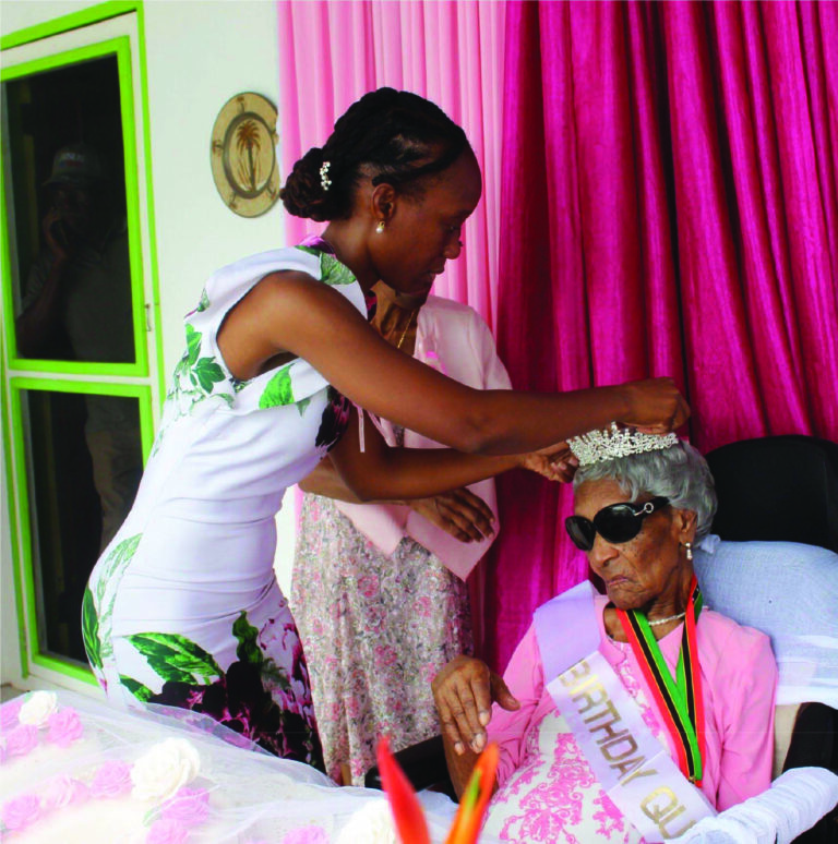 Mrs. Evelyn Browne Celebrated as Nevis’ Newest Centenarian