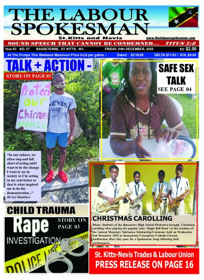Year 62 No. 27 front page