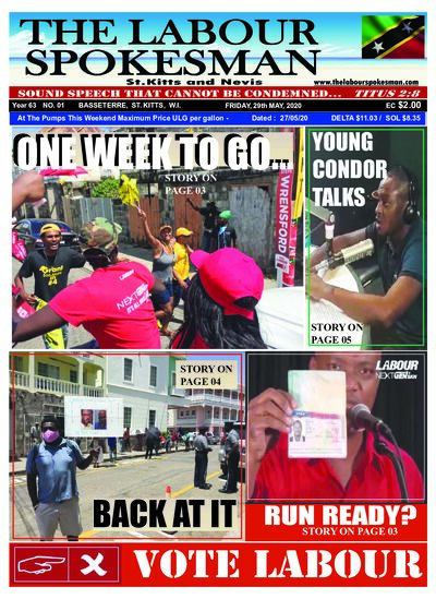 Year 62 No. 01 front page