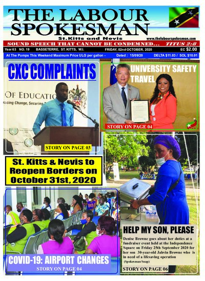 Year 62 No. 19 front page
