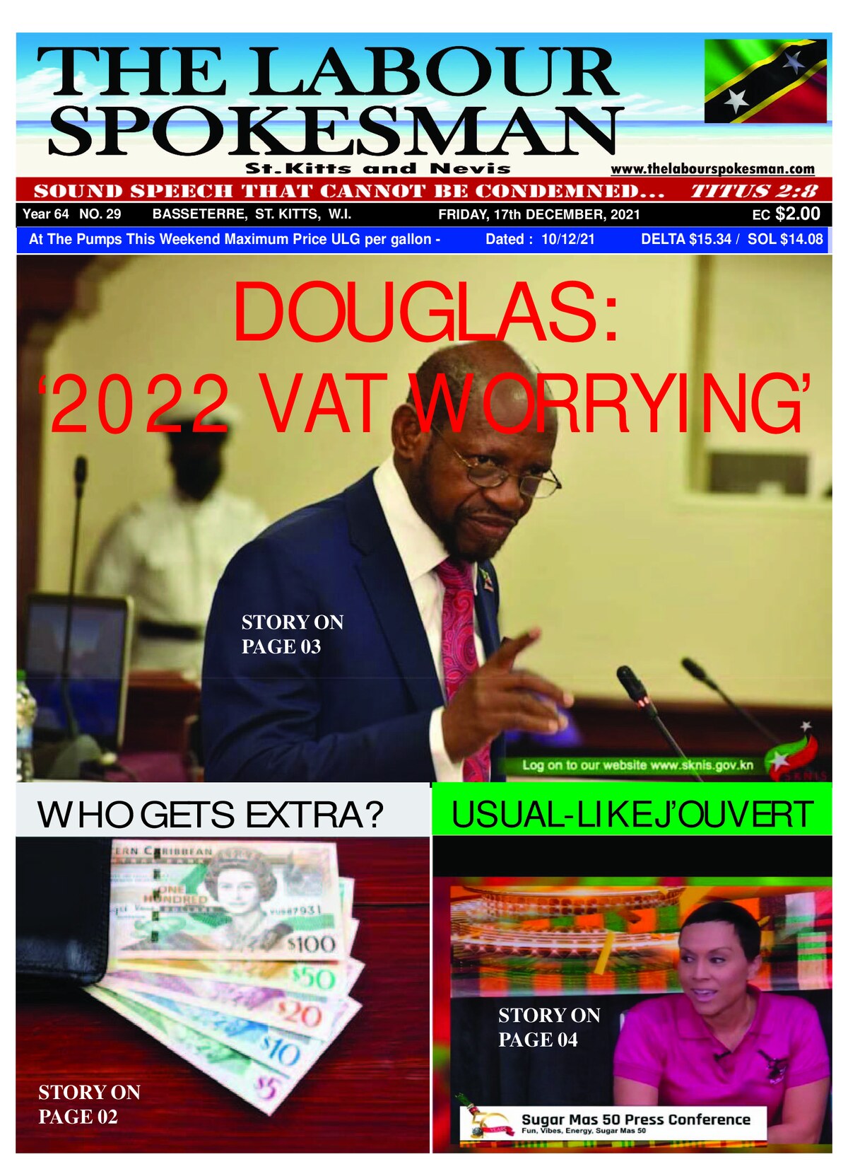 The Labour Spokesman — 17 December 2021