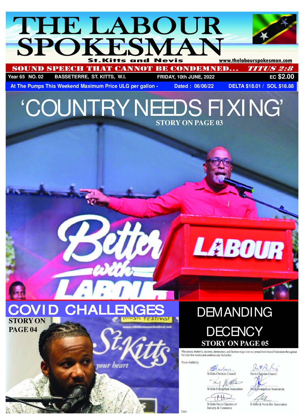 The Labour Spokesman — 10 June 2022