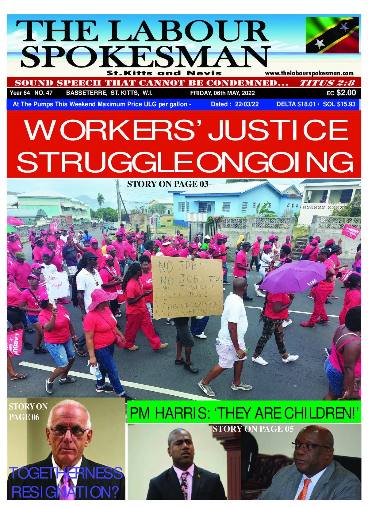 The Labour Spokesman — 6 May 2022