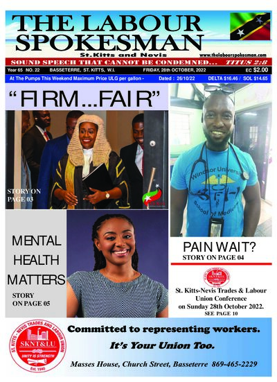 Year 65 No. 22 front page