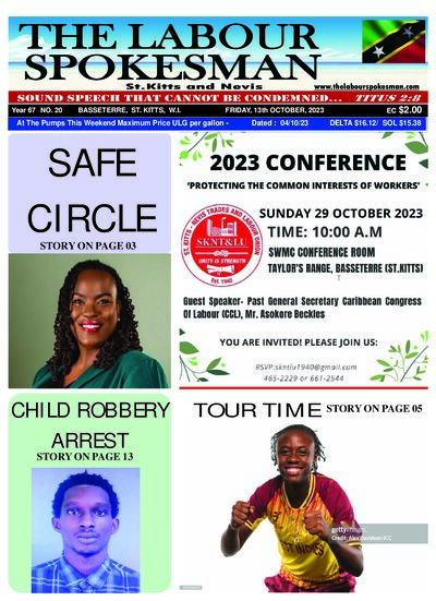 Year 67 No. 20 front page