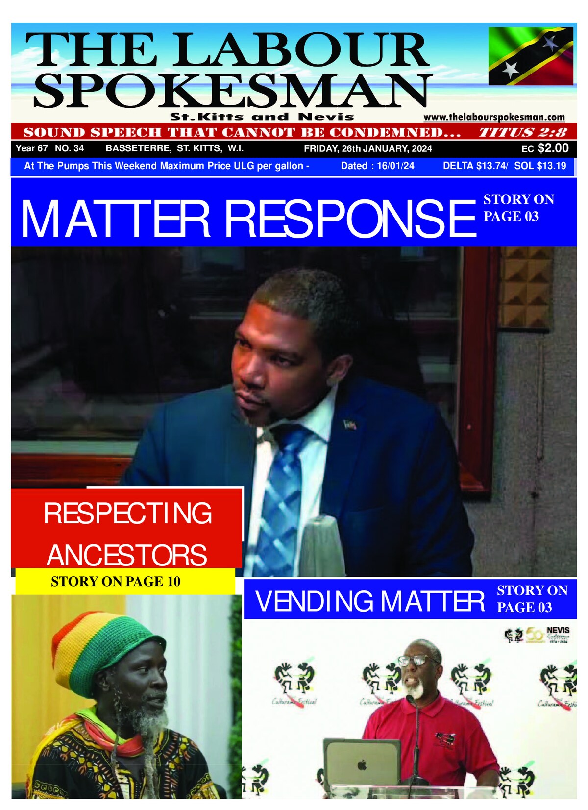 The Labour Spokesman — 26 January 2024