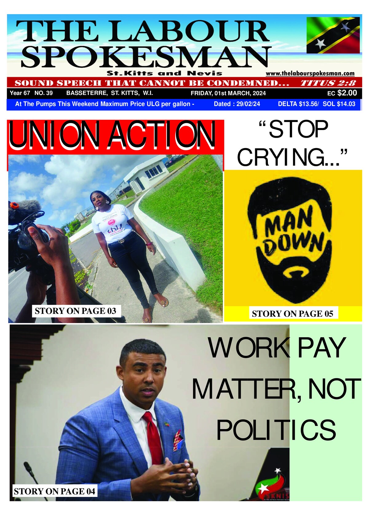 The Labour Spokesman — 1 March 2024