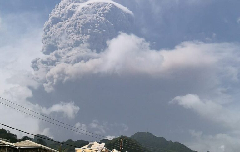 Ongoing eruption at La Soufriere more like 1902 than 1979