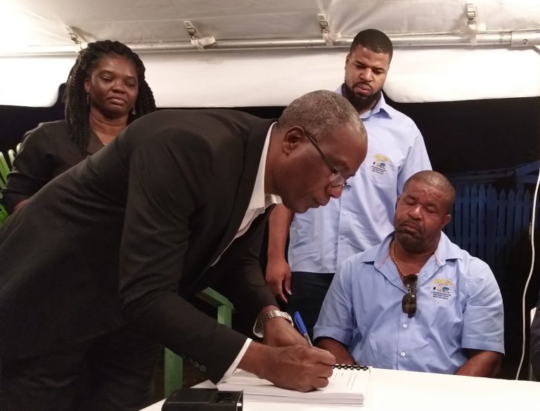 Old Road Rehabilitation Project Contract Signing