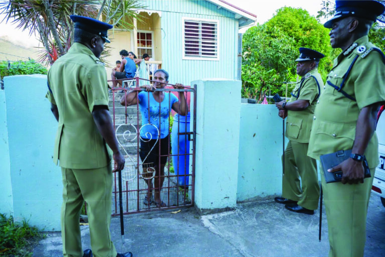 Police High Command Joins Division C for Community Walkthrough in Charlestown, Nevis