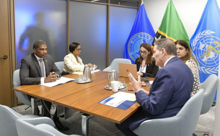 Prime Minister Dr. Drew Meets With PAHO Director to Discuss Strengthening Health System in St. Kitts and Nevis and CARICOM