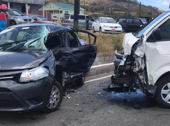 Rental Vehicle Tourist, Passenger Injured In Head-On Crash
