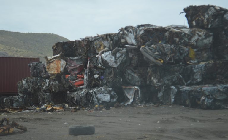 Over 1170 tonnes of scrap metal already crushed at landfill