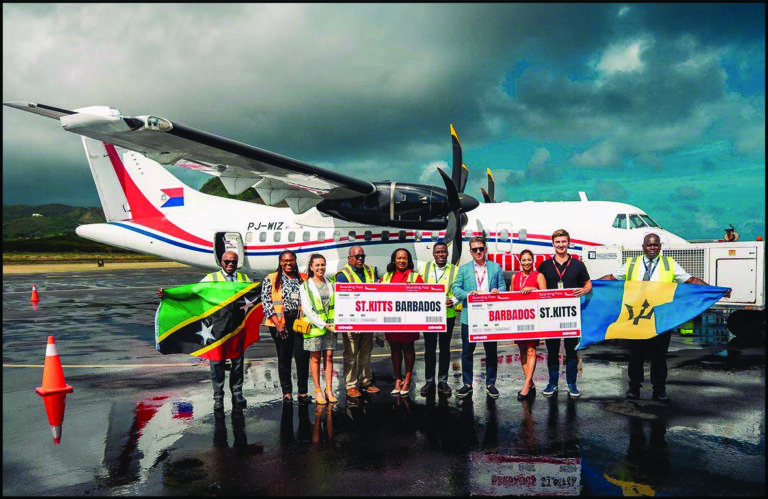 St. Kitts Welcomes Winair’s Inaugural Flight from Barbados