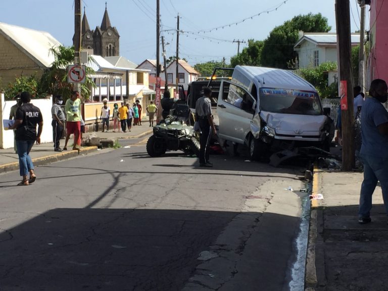 Physically Challenged Young Man Hurt In Traffic Accident