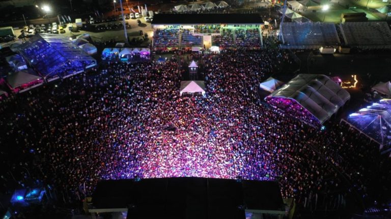 Mega Stars Attract Bumper Music Festival Crowd