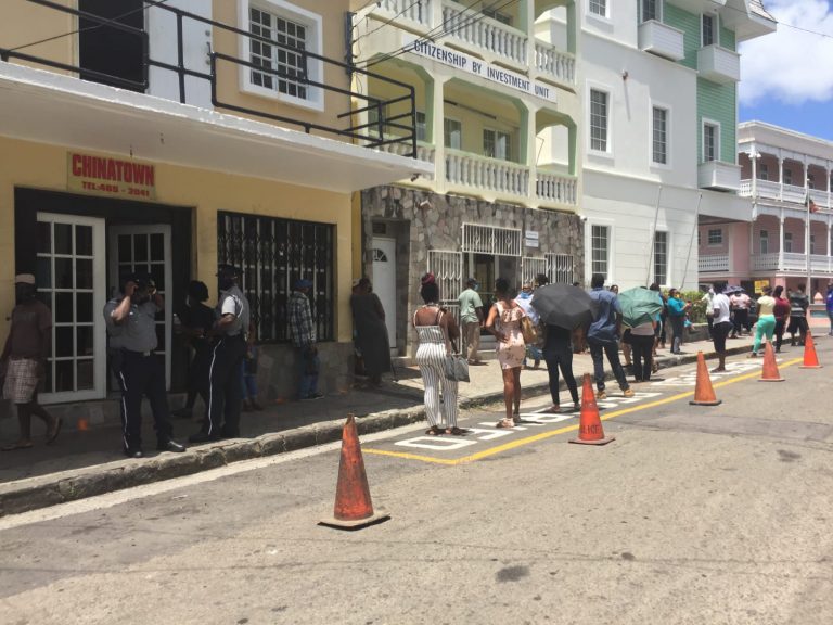 Police Officers Present As Visitors To Electoral Office Increase After ‘Bell Rings’