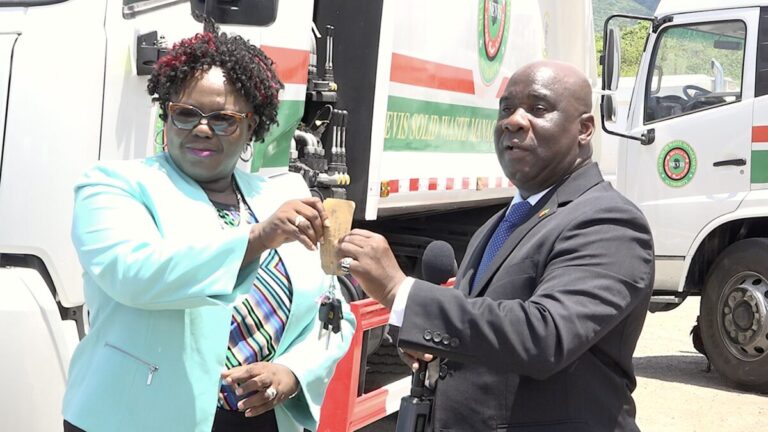 NIA donates equipment to Nevis Solid Waste Management Authority