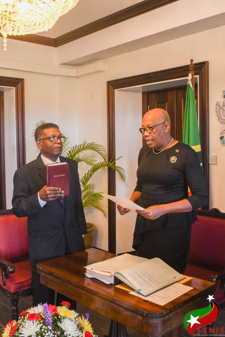 H.E. Mr. Walford V. Gumbs Sworn in as Governor-General’s Deputy